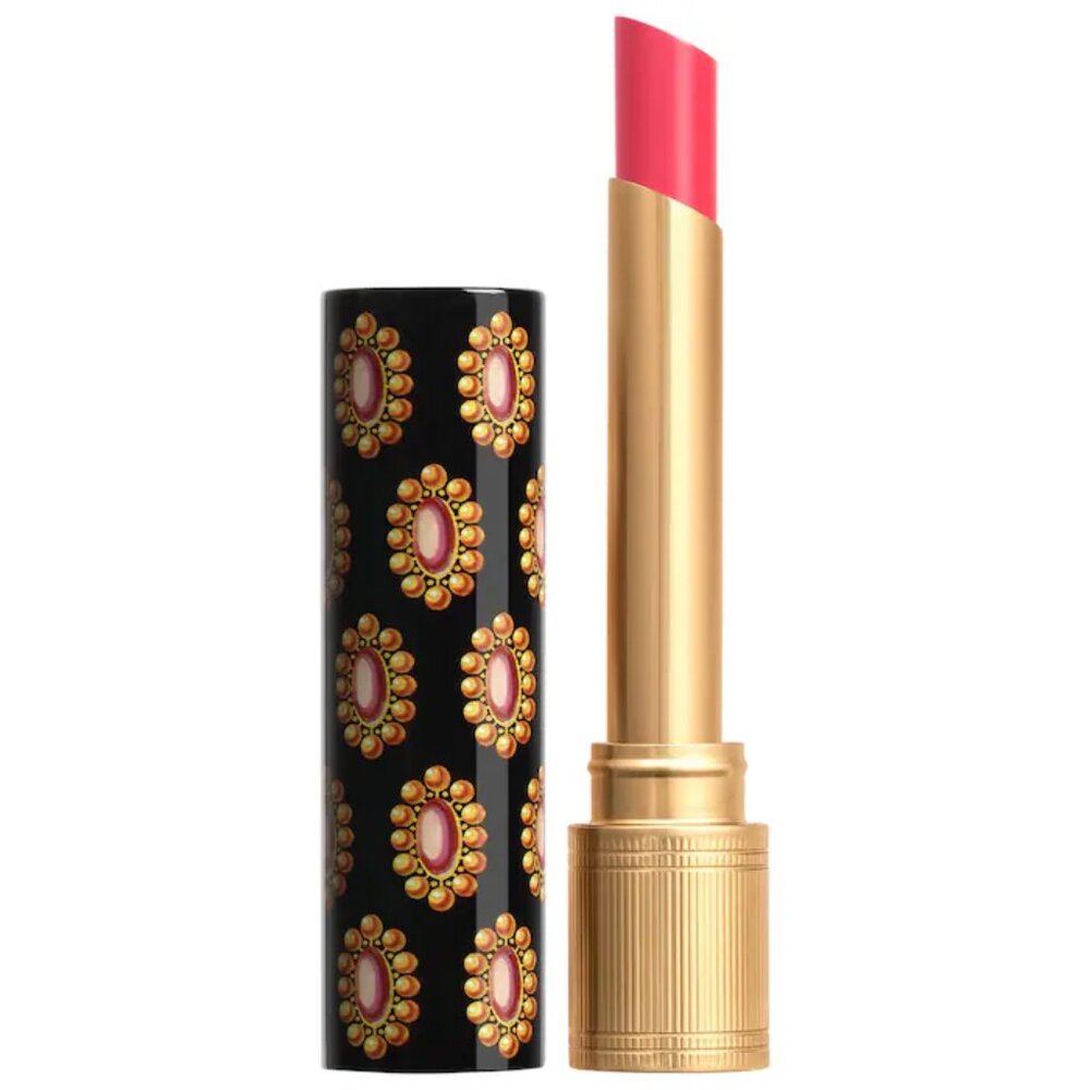 SALE! ⭐GUCCI #412 PRINCESS NARAM ROSE Glow & Care Shine Lipstick ✅ BNIB